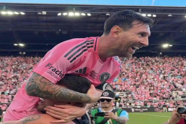 Lionel Messi trionfa con l'Inter Miami