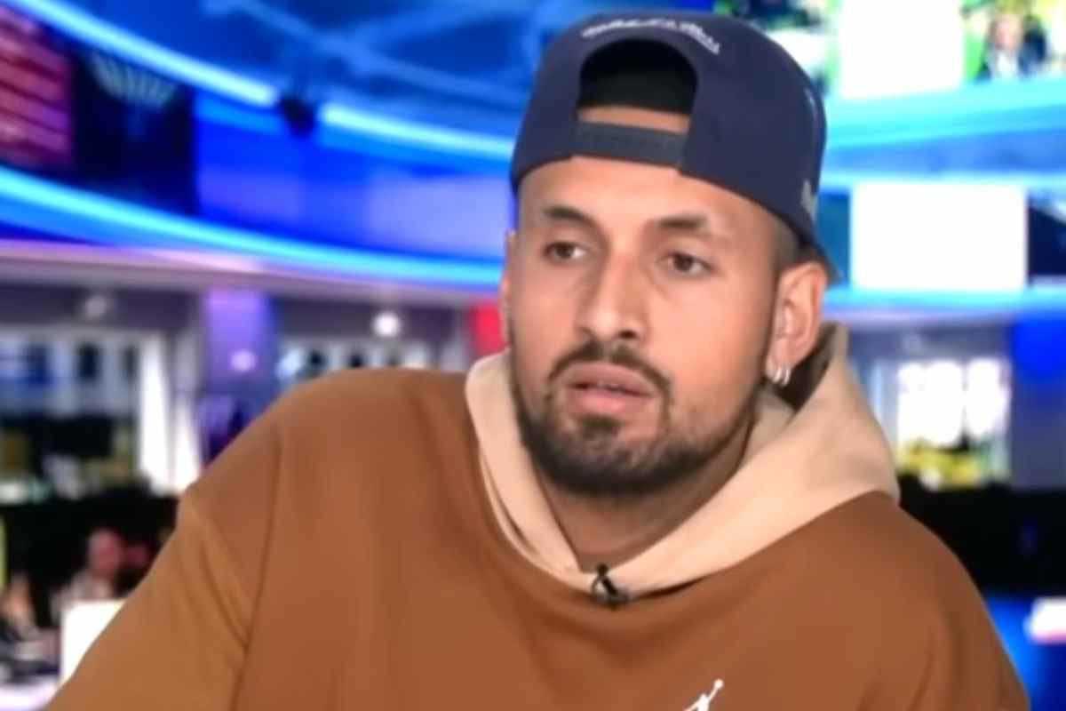 Nick Kyrgios durante un'intervista 