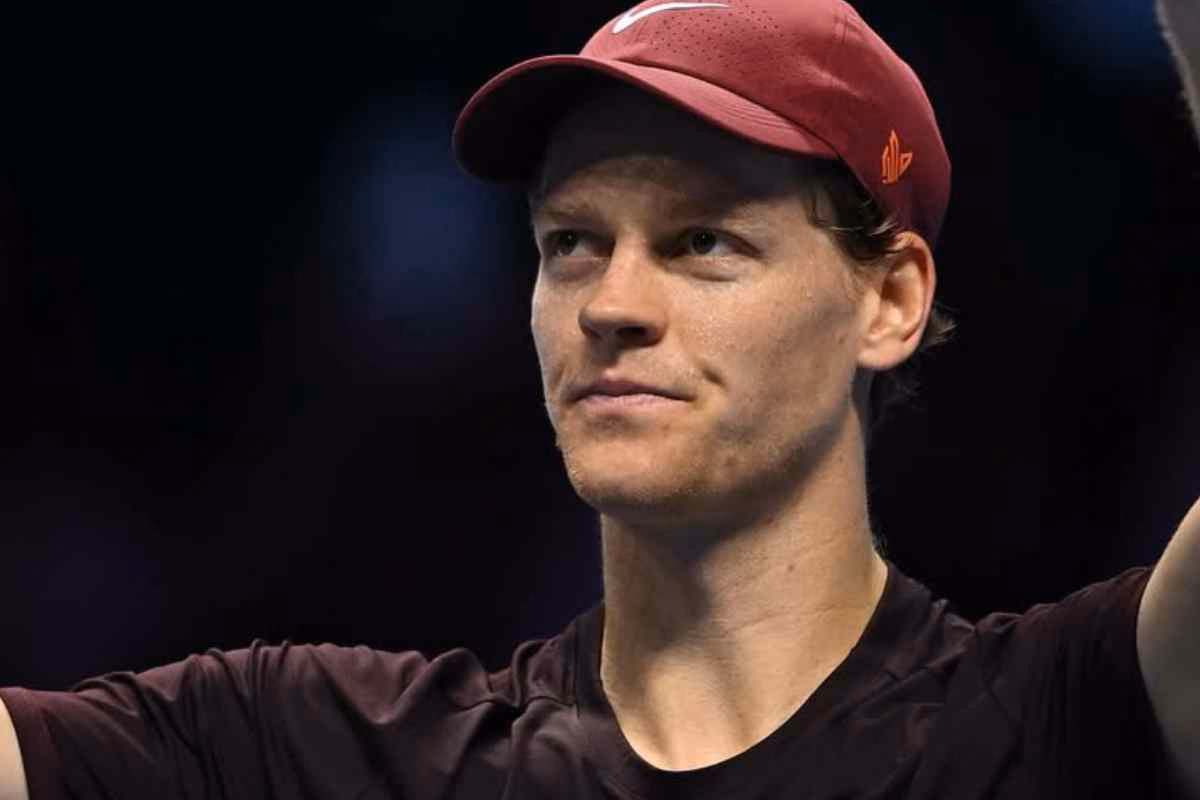 Jannik Sinner in primo piano