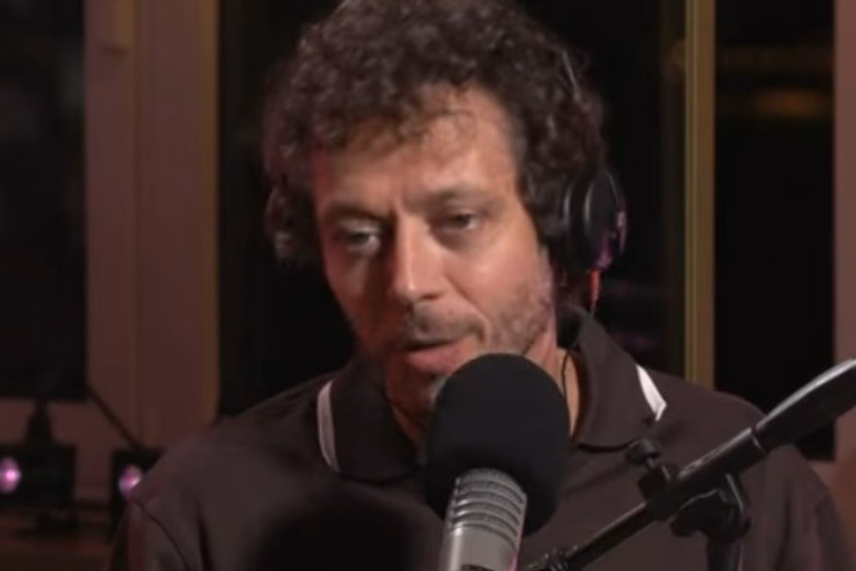 Valentino Rossi in primo piano