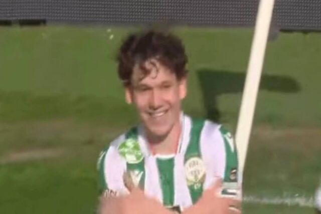 Alex Toth, centrocampista del Ferencvaros (Fonte immagine Yotutube)