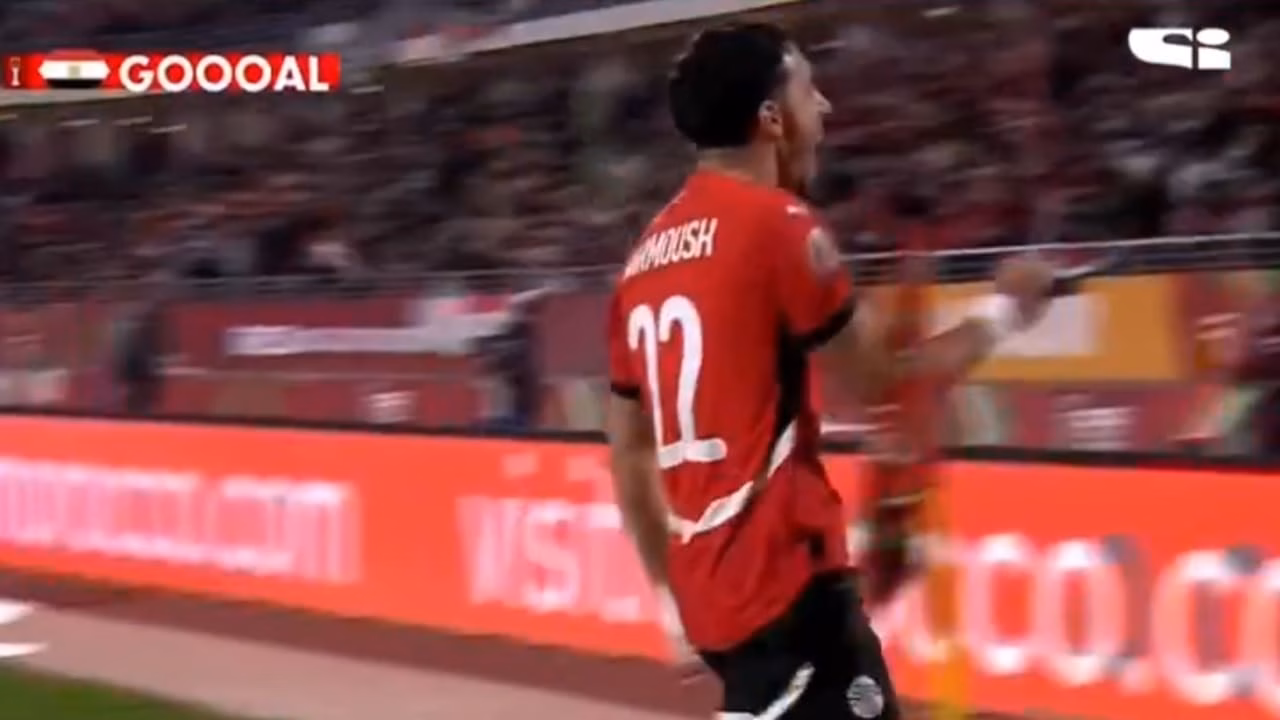 L'esultanza di Marmoush con l'Egitto in Coppa d'Africa 