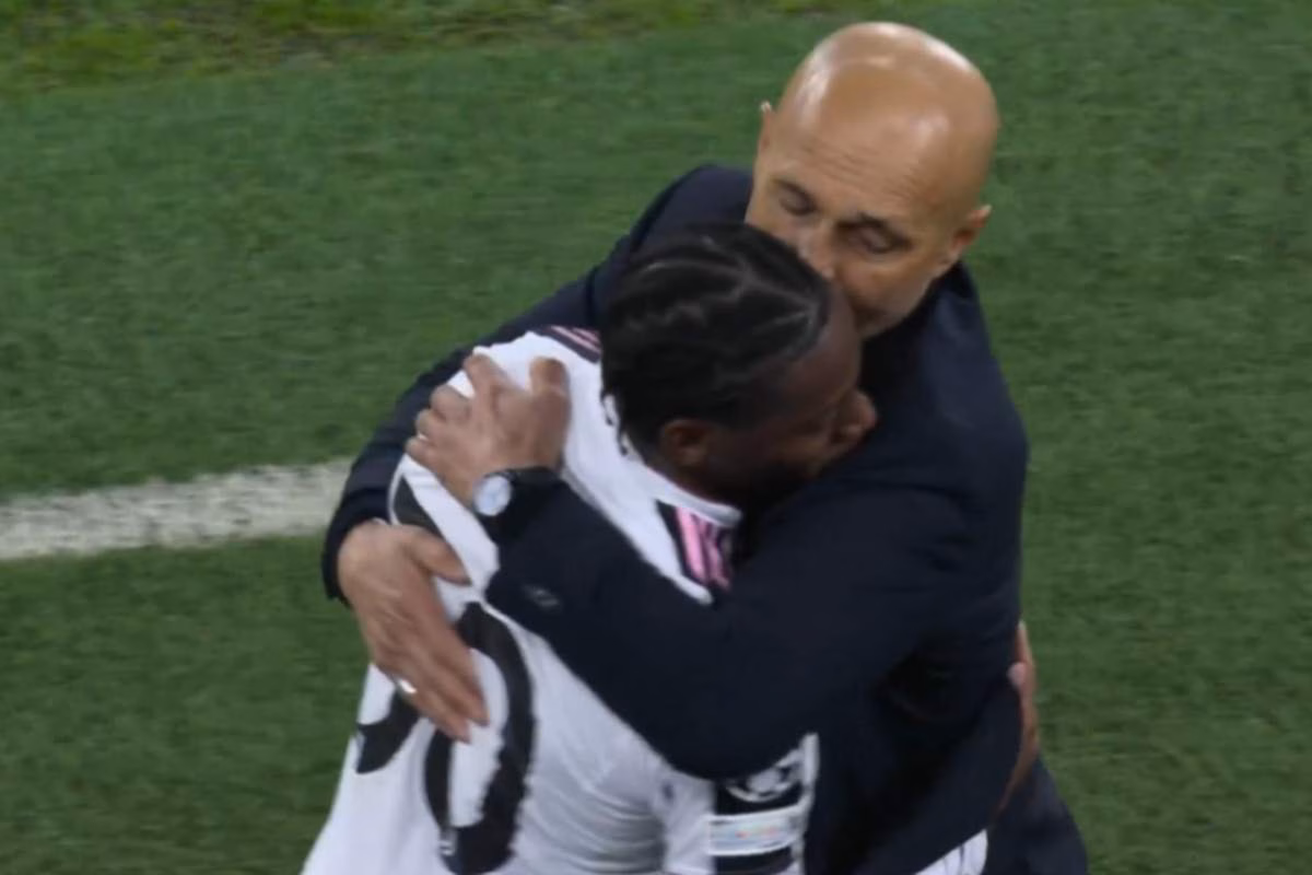 Luciano Spalletti e Jonathan David, allenatore e attaccante Juventus